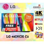 LG 48 Inch C2 Series 4K Smart SELF-LIT OLED evo TV with AI ThinQ® (2022) 48C2
