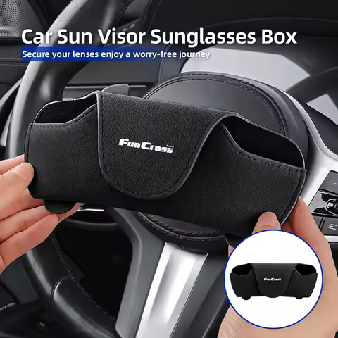 Car Sun Visor Glasses Storage Box Auto Universal Sunglasses Clip For Daihatsu Terios Sirion Rocky YR