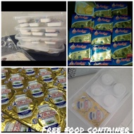 (10 pcs free container) Unsalted butter anchor/elle & vire additional fat mpasi