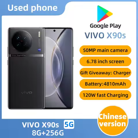 VIVO X90s 5G SmartPhone 6.78'' 120HZ AMOLED 50MP Camera 4810 mAh 120W NFC original used phone