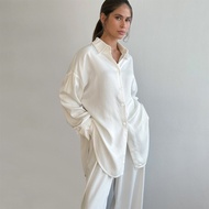 KEMEJA ECINOS - Philia Oversized Linen Shirt 2.0 | WOMEN'S TOPS | Women's shirts