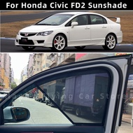 Suitable for HONDA CIVIC FD2 2006-2010 car window sunshade,front and side door sun baffle,sunscreen 