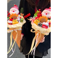 christmas giveaways gift ideas for christmas Santa Doll Ice Cream Bouquet Gift for Girlfriend Friend