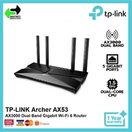 TP-LINK Archer AX53  AX3000 Dual Band Gigabit Wi-Fi 6 Router TP LINK