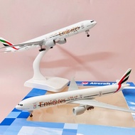 BOEING B777-300ER MODEL PLANE "EMIRATES AIRLINES" HIGH QUALITY METAL 20CM SCALE 1:400