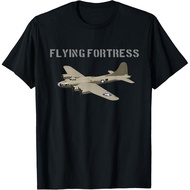 Men's cotton T-shirt B-17 Flying Fortress B17 Bomber Tshirt T-Shirt