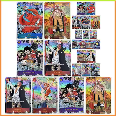 Anime ONE PIECE DIY ACG tabletop game collectible card Luffy Law Shanks Nami Ace Hancock Kid Sabo To