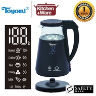 TOYOMI 1.7L Smart Temperature Digital Kettle / 1 Year Local Warranty