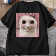 Ahh Goofy 4 3F Cat T Shirt Meme Dank Cursed Weirdcore Cringey T-Shirts Men Women I Got Too Silly