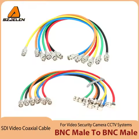 1PC Monitor 12G HD SDI Video Coaxial Cable BNC To BNC CANARE LV-61S 75OHM Camera SDI Video Cable