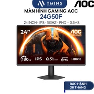 AOC 24G50F Gaming Monitor (24 inch- IPS- 180Hz OC- FHD - 0.5MS) - Genuine product