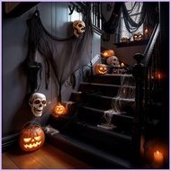 YUJINI Halloween Decor , Black Drape Hang Up Halloween Spooky Cloth, Fashion Spooky Halloween Gauze 