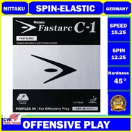 NITTAKU Fastarc C-1 Spin-Elastic Inverted Table Tennis Rubber Getah Ping Pong Sheet  Germany nittaku