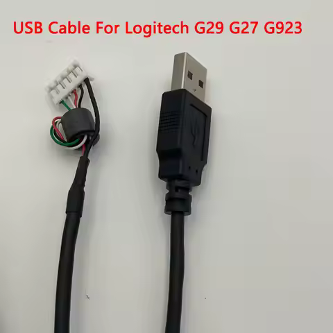 USB Cable For Logitech G29 G27 G923 Steering Wheel Simulated Racing Game Accessories