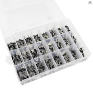 840Pcs/Box 24Values TO-92 Transistor Assortment Kit BC327 BC337 BC547 2N2222 3904 3906 C945 S8050 S9