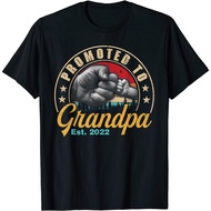 Promoted To Grandpa Est 2022 Men Vintage First Time Grandpa T-Shirt