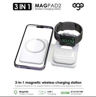 (全新行貨) EGO 3in1 MAGPAD2 Magsafe 充電器