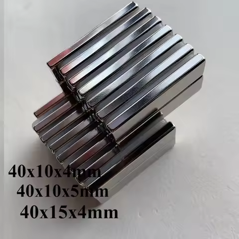 N52 40X15X4 40x10x5 40x10x4 Magnets Scooter Office Whiteboard Neodymium Diy Refrigerator Strong Test