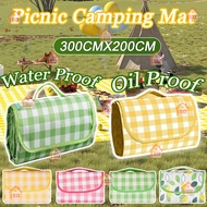 2x3M Picnic mat Outdoor Sandproof Waterproof Portable Beach Mat for Camping Festival Durable Oxford 