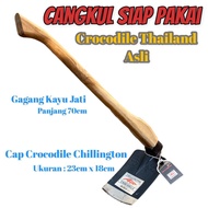 Cangkul Crocodile Chillington ORIGINAL Import Thailand Pasang Gagang SIAP PAKAI - Pacul Cap Buaya AS