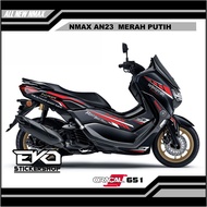STIKER ALL NEW NMAX HITAM CUTTING STICKER MONSTER ENERGY