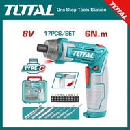 TOTAL Cordless screwdriver TSDLI08025