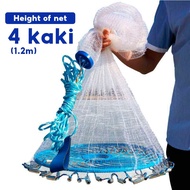 jaring ikan fishing net bubu payung fish net nylon hand throw casting bubu ikan jala udang jaring sh