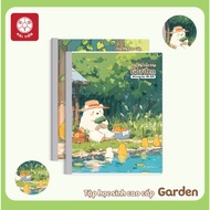 HAI TIEN Notebook [Mien Trung + Southern] Garden - Dimensions 158x205mm - 4/5 checkered cups/ 4 hori