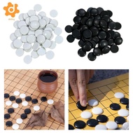 [utruiut0k] 100Pcs Go Pieces Go Chess Beads Playing Interactive Accessories Games Go Stones
