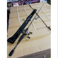 ❗❗ส่งฟรีไม่มีขั้นต่ำ❗❗ ชุดตีเหยื่อปบอมและคันพร้อมใช้งานแถมสายPE1(ถัก8)ม้วล(จัด) KM4.15176!!มาใหม่