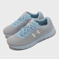 Under Armour 慢跑鞋 Charged Impulse 3 Knit 女鞋 灰 水藍 路跑 運動鞋 UA 3026686102