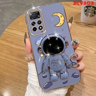 Casing redmi note 11 4g xiaomi redmi note 11s redmi note 11 pro 5g phone case Softcase Electroplated with holder  silicone shockproof Protective Bumper Cover new design DDYZJ04