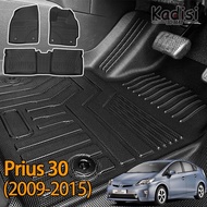 3D car mat Prius 30（2009-2015）car mat car floor mat carpet car foot mat for toyota Prius 30