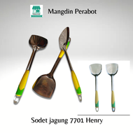 Sutil Goreng / Sodet Stainless Gagang plastik bentuk Jagung - Panjang35cm - HENRY