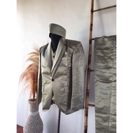 HIJAU Sage suit sage green suit sage green groom's suit