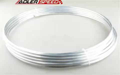 Aluminum Fuel Line 1/2" 3/8" 5/16" 5/8" OD X25FT (7.6m) Roll Fuel/ Oil /Water/E85
