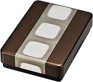 Hakuichi A122-04008 Design Accessories, Silver, 13.1 x 9.3 x 3.1 inches (332 x 235 x 80 mm), Silver 