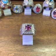 Natural Purple Sapphire Ceylon Mata Udang. Dark Purple 99% Jernih