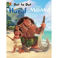 Disney Moana PAUD TK Activity Book Counting dot to dot coloring