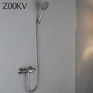 ZOOKVห้องน้ำU Ltrathinฝนห้องอาบน้ำฝักบัวก๊อกน้ำชุดอาบน้ำฝักบัวผสมแตะสำหรับเครื่องทำน้ำอุ่นติดผนังH11