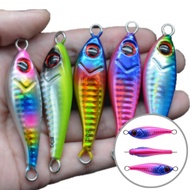 Fish On🔥 10g-80g Micro Jig Slow Fast Jigging Fishing Lure Gewang Umpan Tiruan Kurodai Jig Tahyul Bor