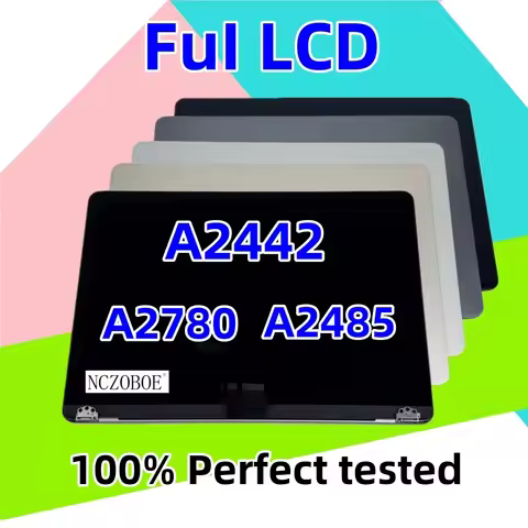 LCD Panel Assembly Replacement Parts A2780 NCZOB A2442 A2485 A2780 Laptop LCD Screen Display Assembl