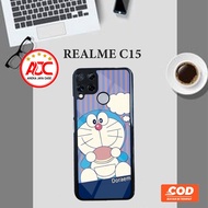 REALME C15 Case [DORAEMON] Realme C15 Casing Hardcase Softcase Glossy 2D