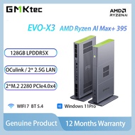 GMKtec EVO-X3 AMD Ryzen AI Max+ 395 Mini PC Radeon 8060S 128GB LPDDR5X OCuLink USB4 Windows Gaming O