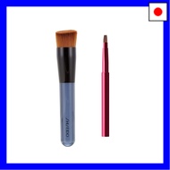 Shiseido Foundation Brush 131 (with case) + Lip Brush (Red) N 407 (1 brush)