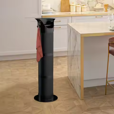 Coffee Knock Box Espresso Dump Bin Coffee Grounds Bucket Collection Box for Restaurant Household Cof