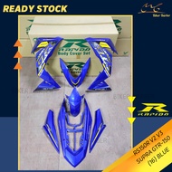 [READY STOCK] COVERSET/BODYSET HONDA RS150/RS150R V2 SUPRA GTR-150 (16) BLUE