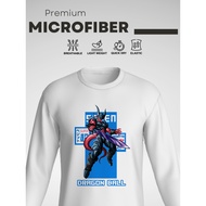 MICROFIBER DRAGON BALL jersey baju pancing muslimah motor sport man long sleeves tshirt lelaki jersi