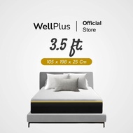 WellPlus [อัดสุญญากาศ] ที่นอนพ็อกเก็ตสปริงเสริมยางพารา รุ่น Garna ความหนา 10 นิ้ว หนานุ่ม นอนสบายตลอ