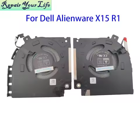 Laptop CPU GPU Cooling Fan For Dell For Alienware X15 R1 082VD4 0V0G61 Cooler Radiator DFS5K22305283